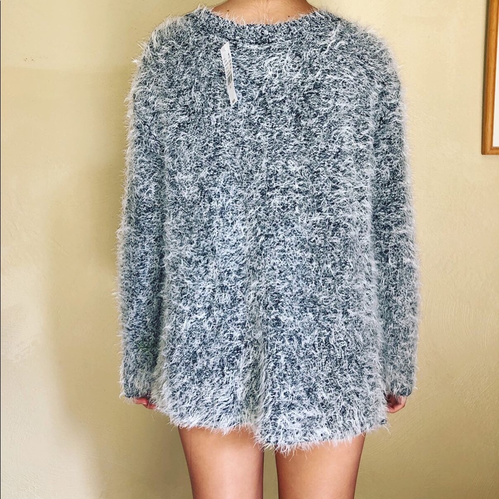 Gray Fuzzy Sweater